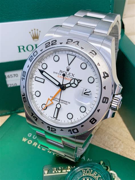 rolex ii 216570 bianco|rolex explorer 2 42mm.